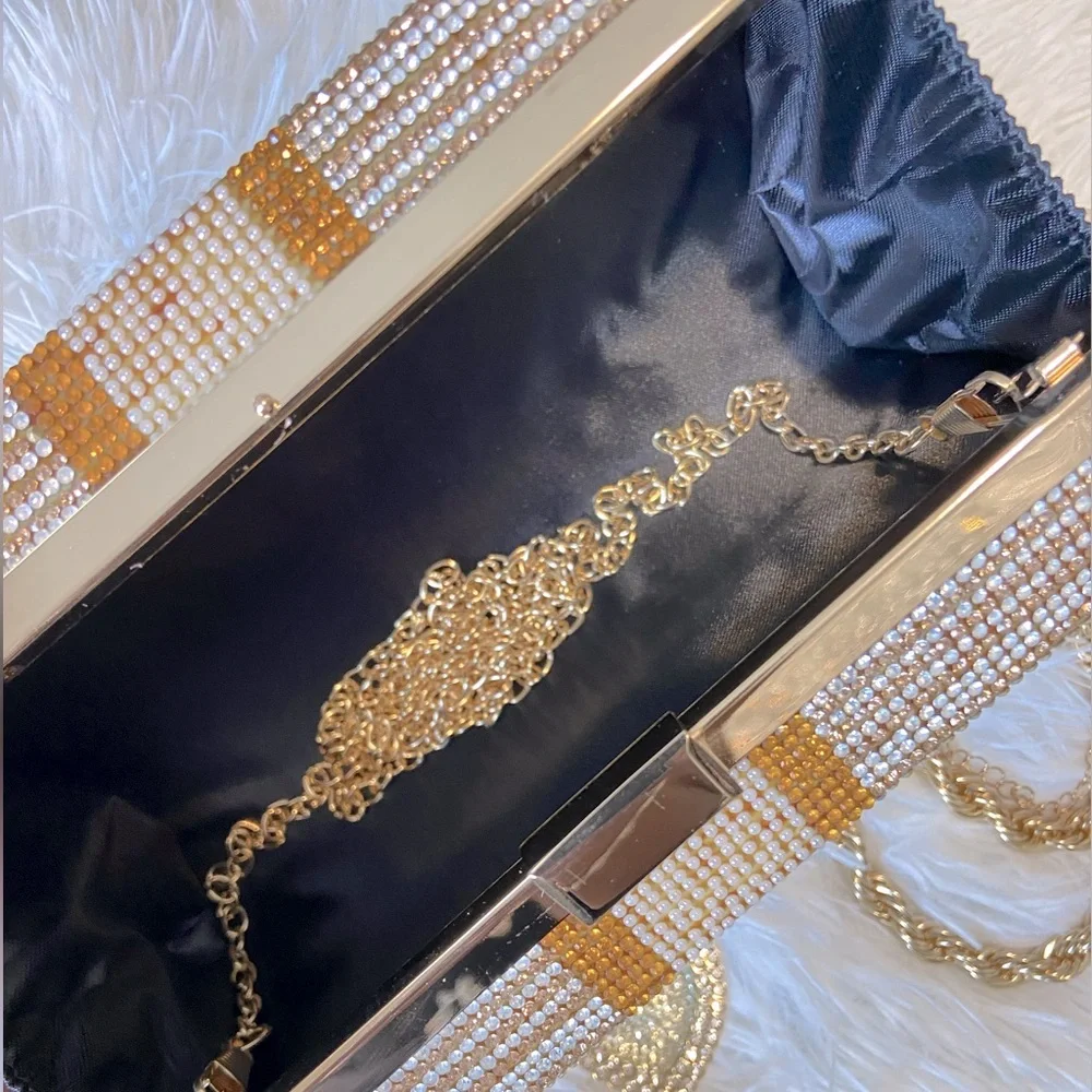 Crystal $10K Money Clutch